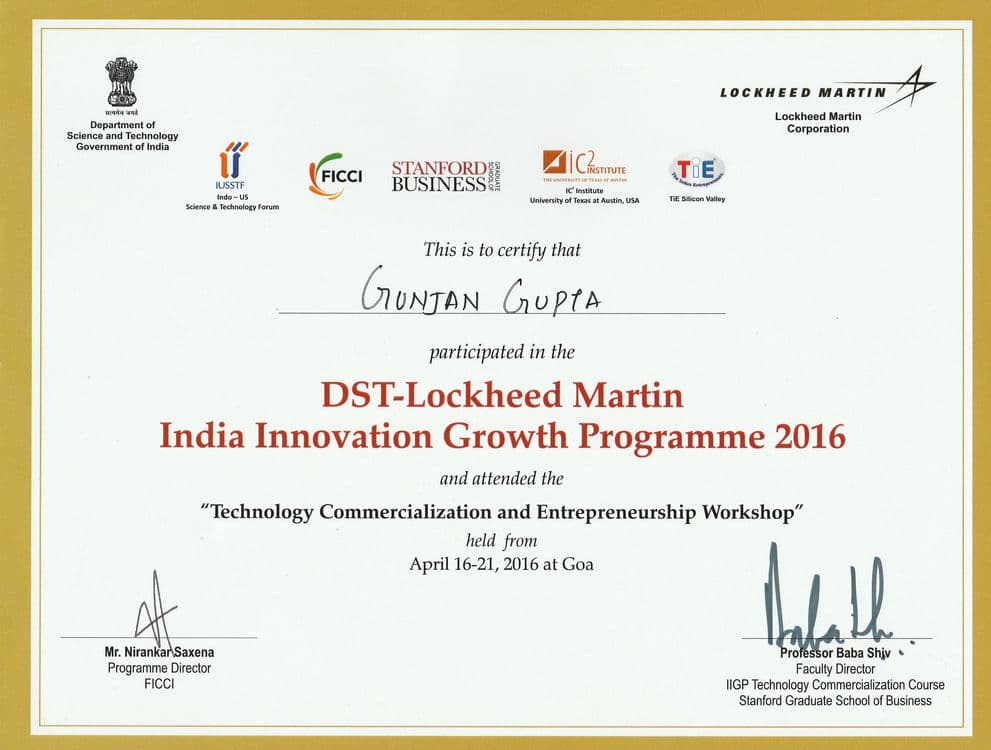 IIGP_Technological_Commercialisation_Entrepreneurship_Workshop_TellmateHelper_Gunjan_Tellmate